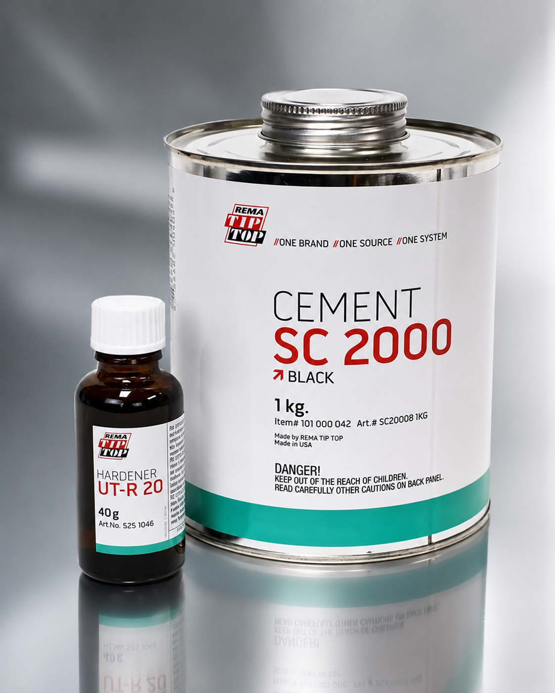 Rema Tip Top Cement SC 2000 Black (with Hardener UT-R 20)